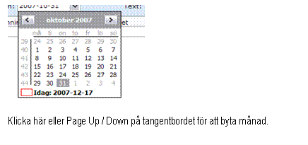 Textruta:   
Klicka hr eller Page Up / Down p tangentbordet fr att byta mnad.

